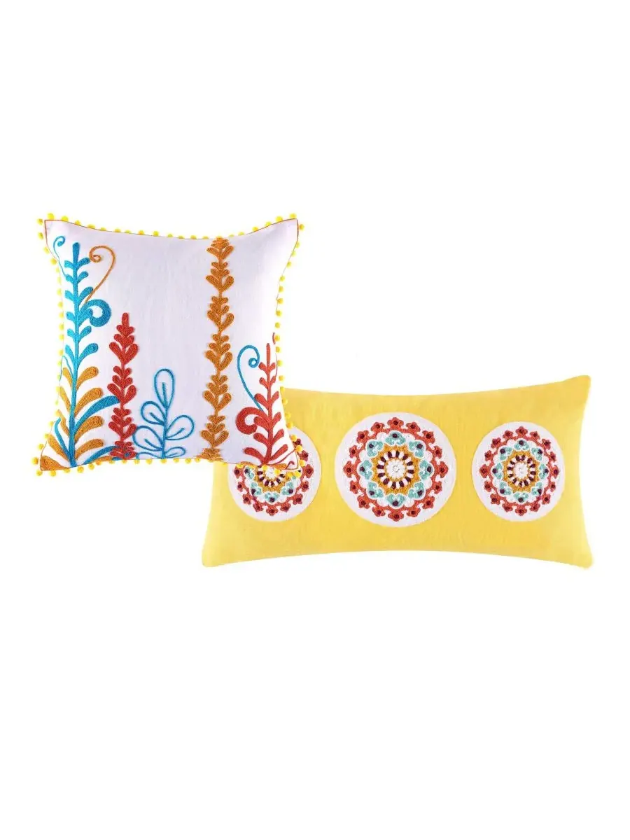 Комплект постельного белья Topanga Bohemian Floral из 5 предметов, размер Full/Queen Greenland Home — изображение 5 из 6