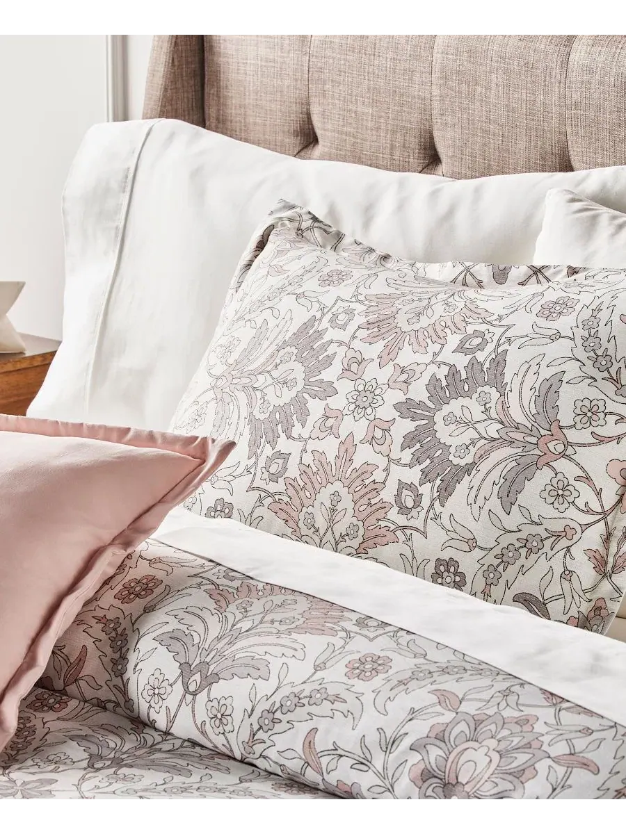 Комплект стеганого покрывала Callista Rayon from Bamboo Blend Anne Klein — изображение 3 из 7, пудровый розовый