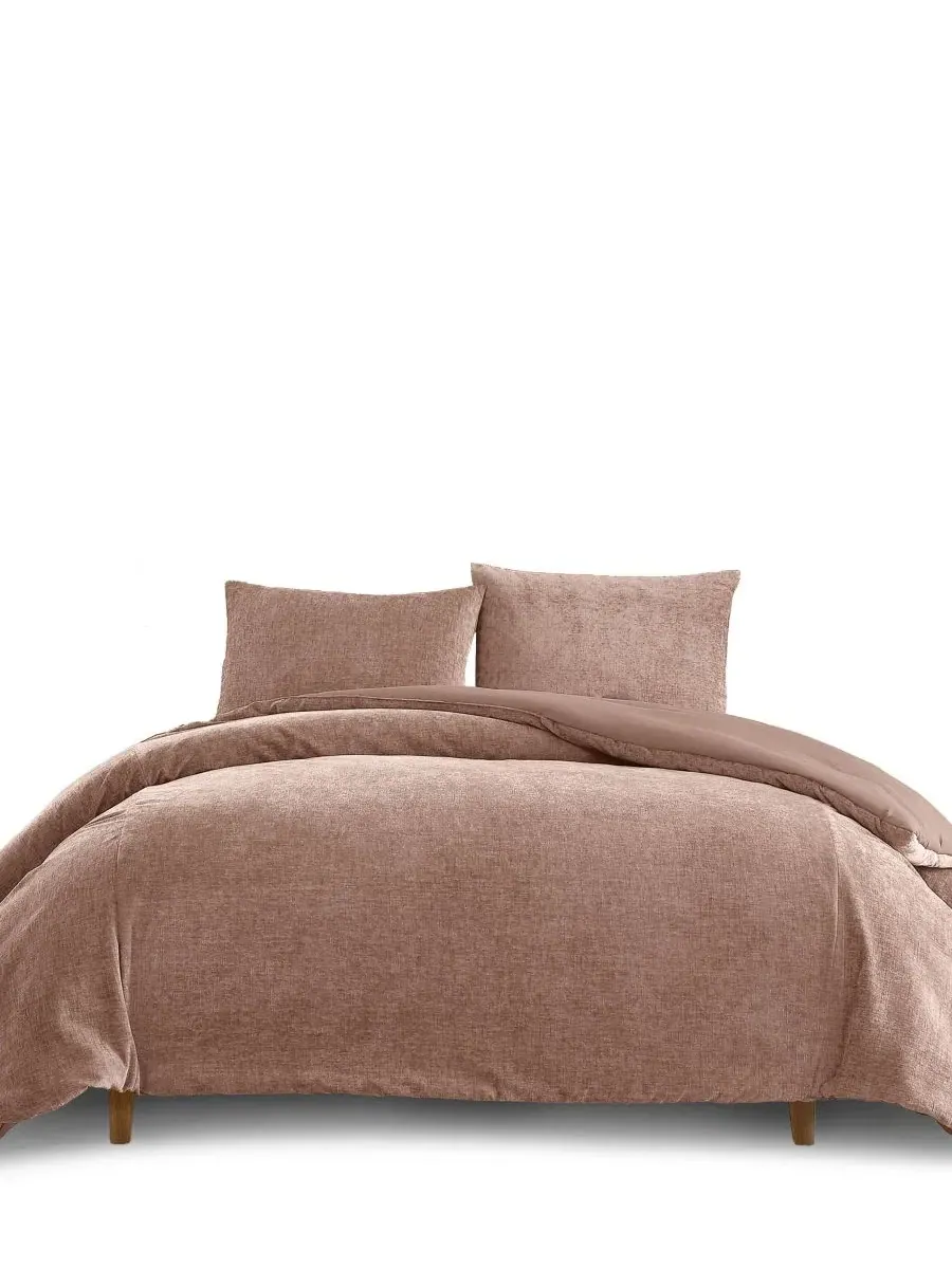 Комплект стеганого одеяла Nantes Chenille 3-Piece, King Riverbrook Home — изображение 2 из 6, пудровый розовый