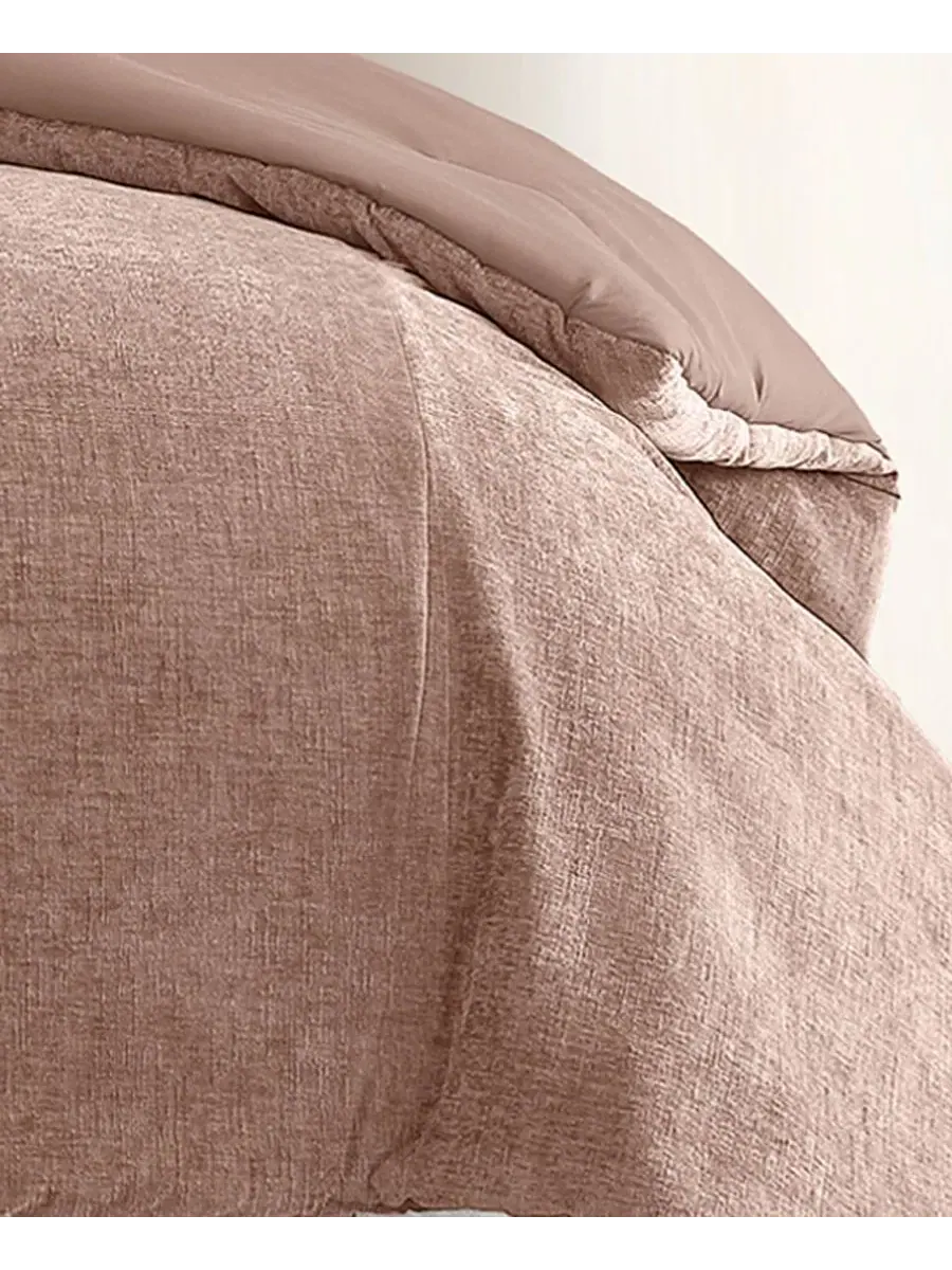 Комплект стеганого одеяла Nantes Chenille 3-Piece, King Riverbrook Home — изображение 3 из 6, пудровый розовый