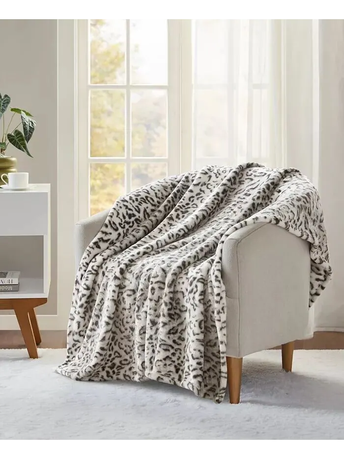 Уютное плюшевое плед с принтом, 50 x 70 дюймов Premier Comfort