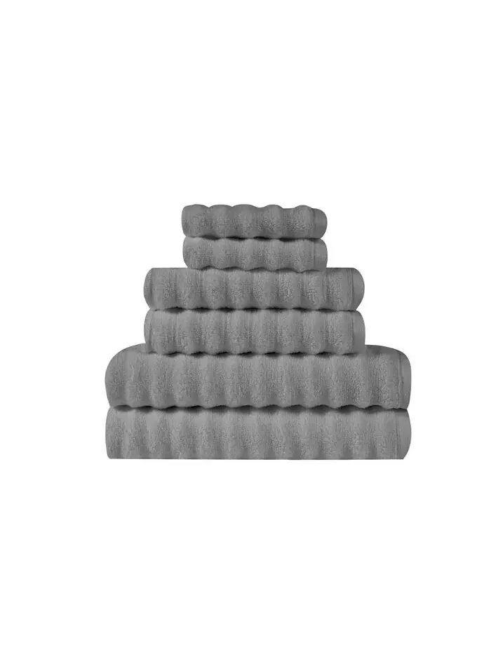 Набор полотенец Truly Soft Zero Twist, 6 шт — изображение 1 из 3, серый