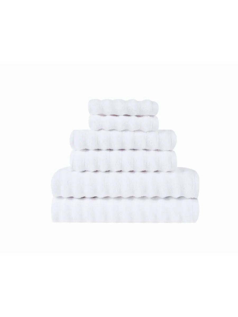 Набор банных полотенец Zero Twist из 6 предметов Truly Soft — изображение 1 из 4, белый
