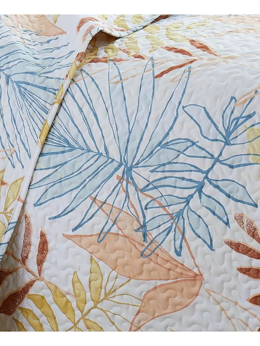 Комплект постельного белья Tropic Leaf из 3 предметов, размер King/California King Southshore Fine — изображение 4 из 4
