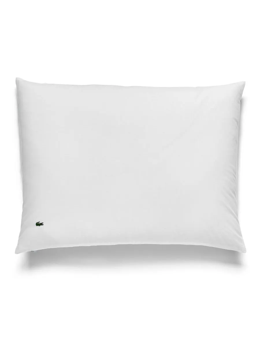Комплект постельного белья из 3 предметов из перкаля, размер King Lacoste Home — изображение 3 из 3, белый