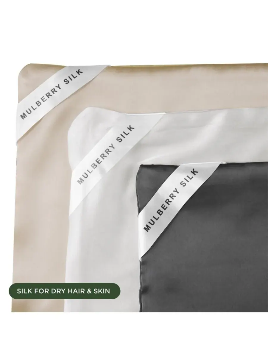 Наволочка DualSilk из 100% тутового шелка и эвкалипта Night — изображение 8 из 10, шампань