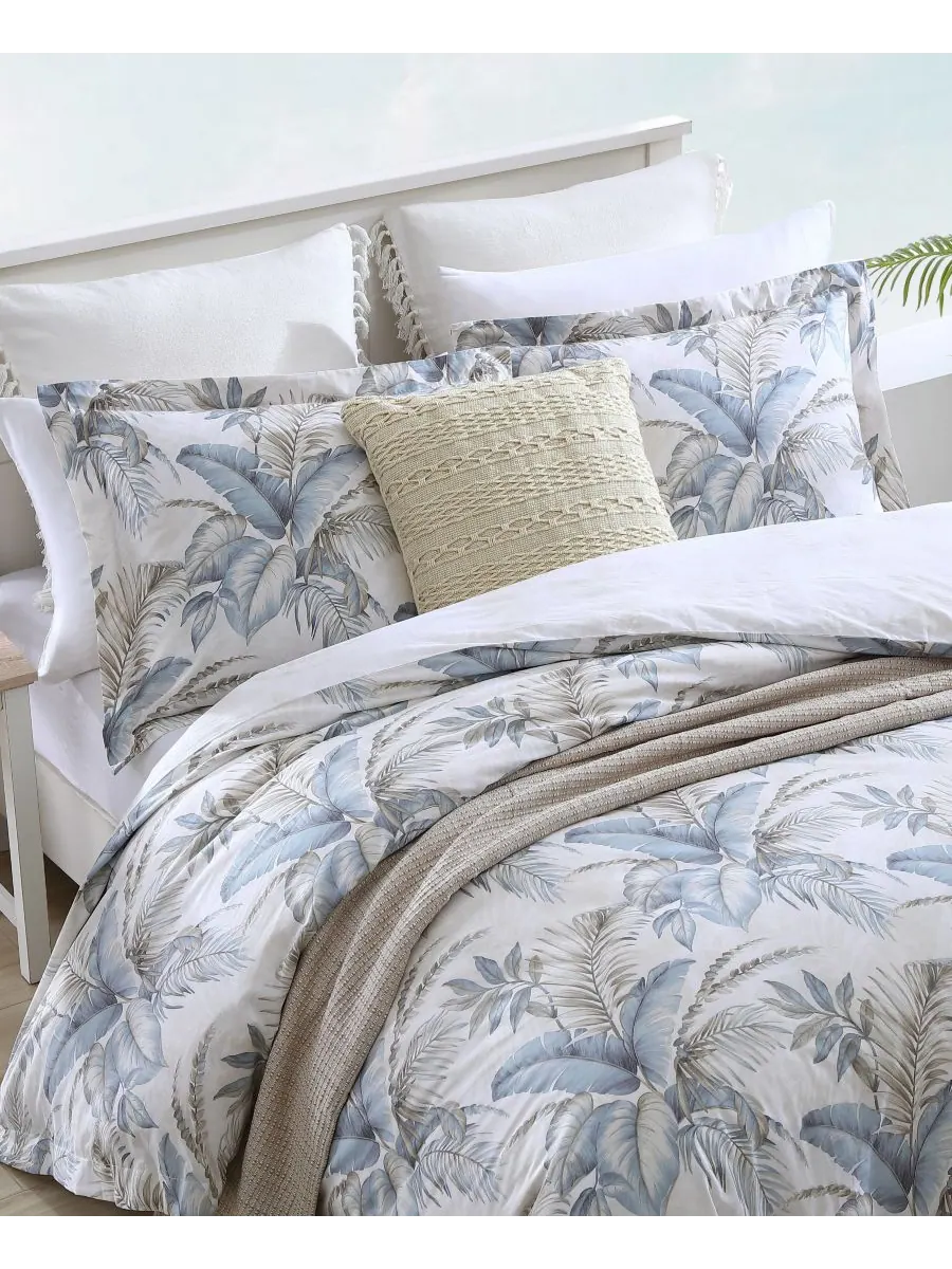 Комплект постельного белья Bakers Bluff из 4 предметов, размер Full/Queen Tommy Bahama Home — изображение 2 из 6, синий