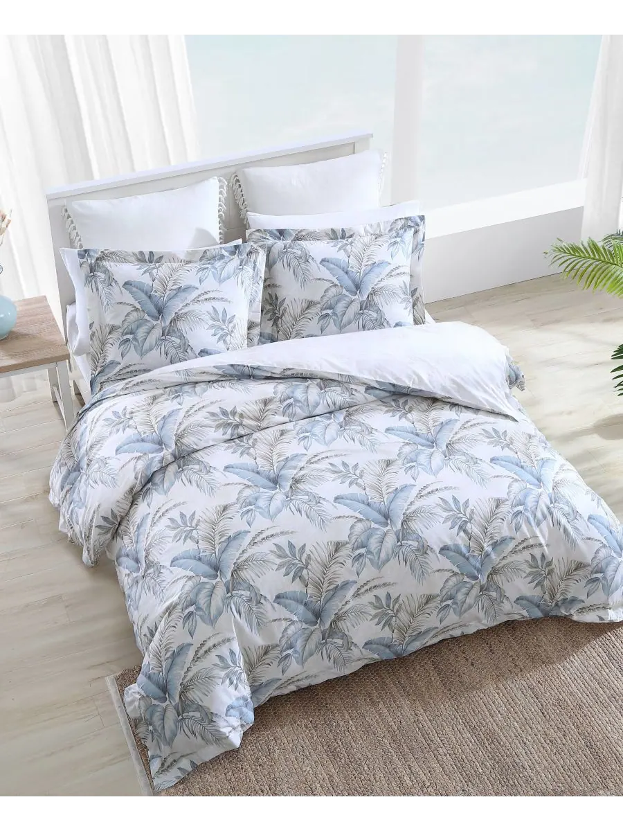 Комплект постельного белья Bakers Bluff из 4 предметов, размер Full/Queen Tommy Bahama Home — изображение 6 из 6, синий