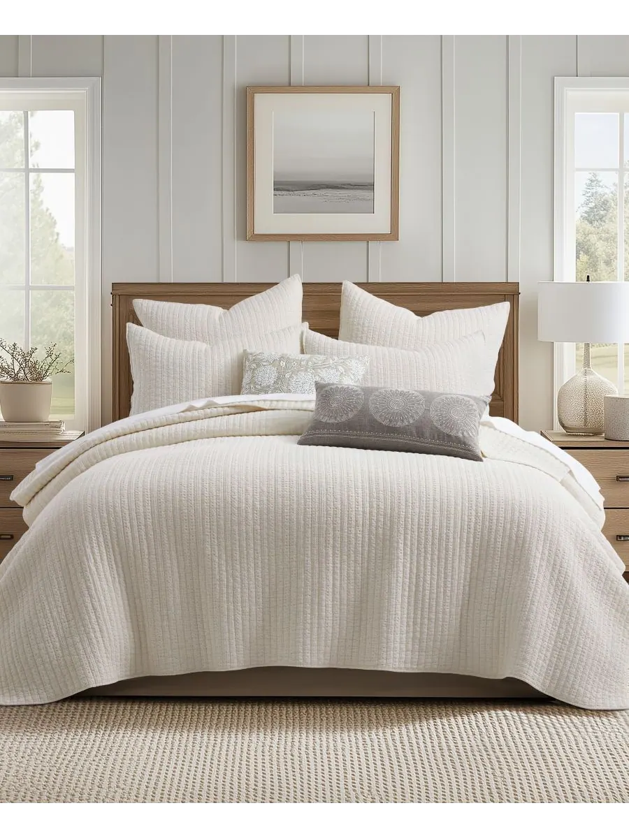 Комплект постельного белья Loden Stone Washed, 3 предмета, размер Full/Queen Levtex — изображение 1 из 5, бежевый