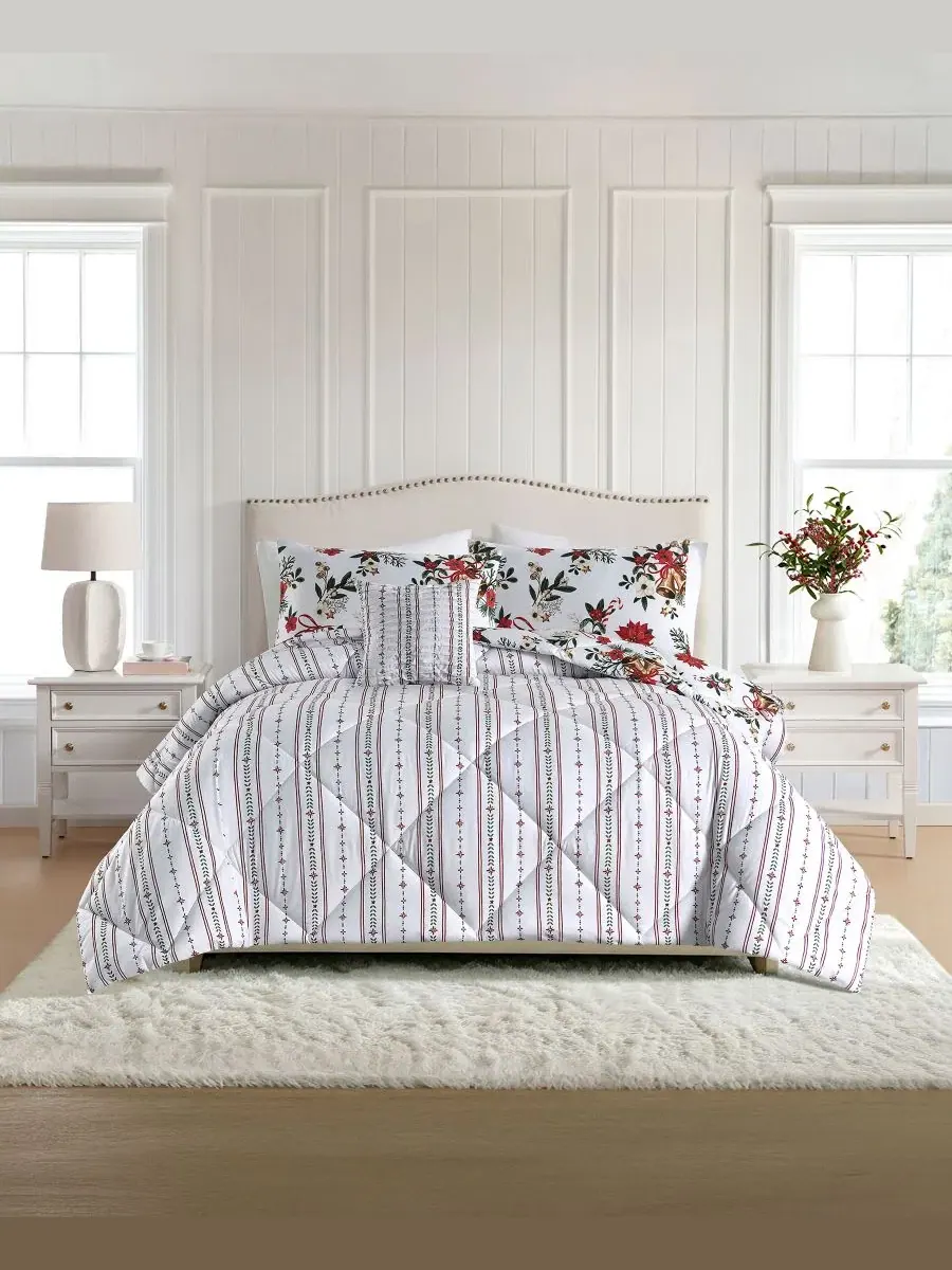 Комплект постельного белья Christmas Trimmings Lenox — изображение 2 из 10, мульти