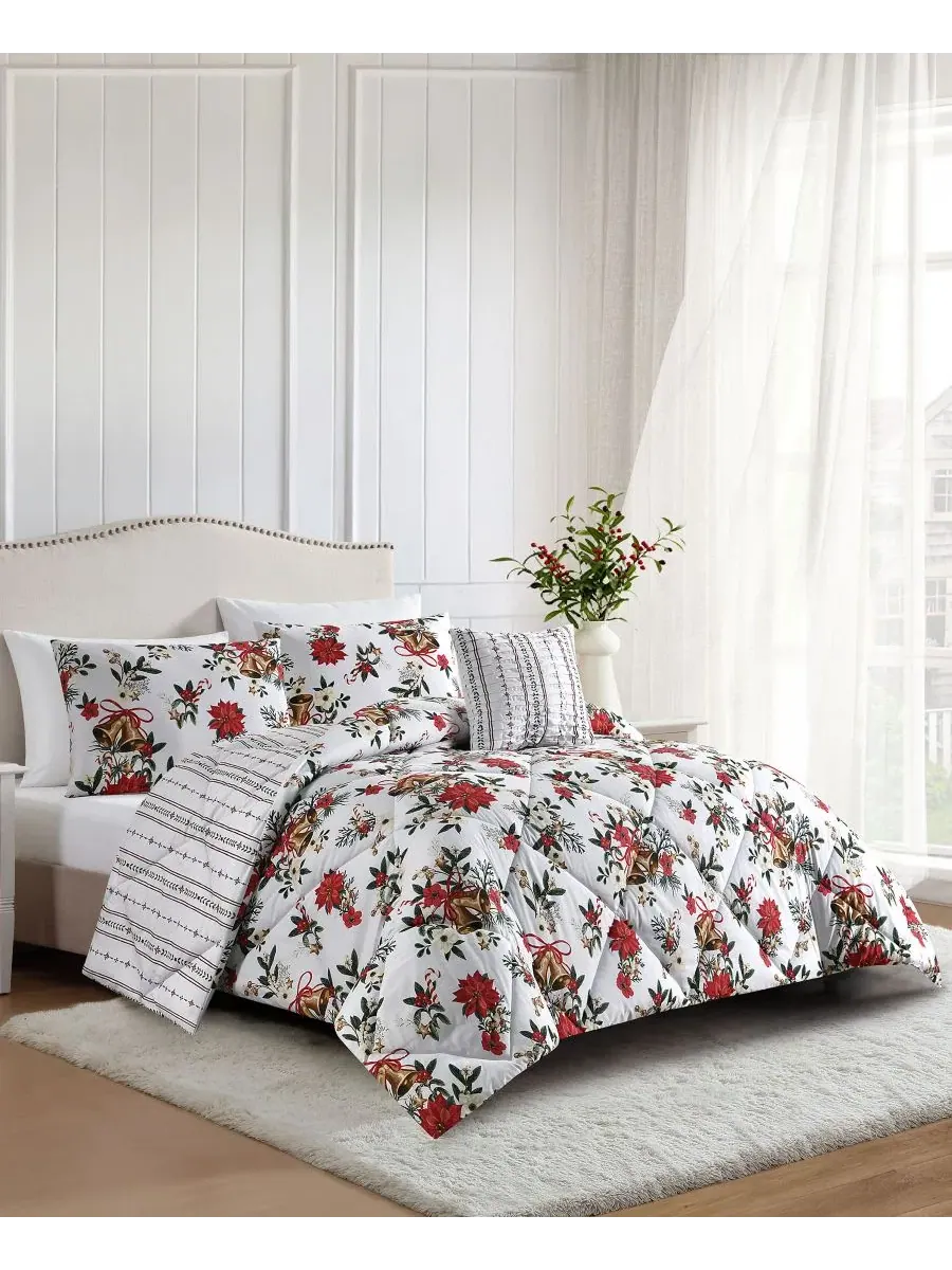 Комплект постельного белья Christmas Trimmings Lenox — изображение 3 из 10, мульти