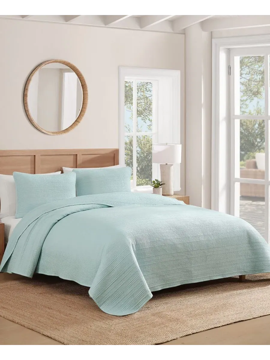 Комплект стеганого покрывала Stone Washed 2-Piece, Twin Caribbean Joe — изображение 2 из 6, шалфейный