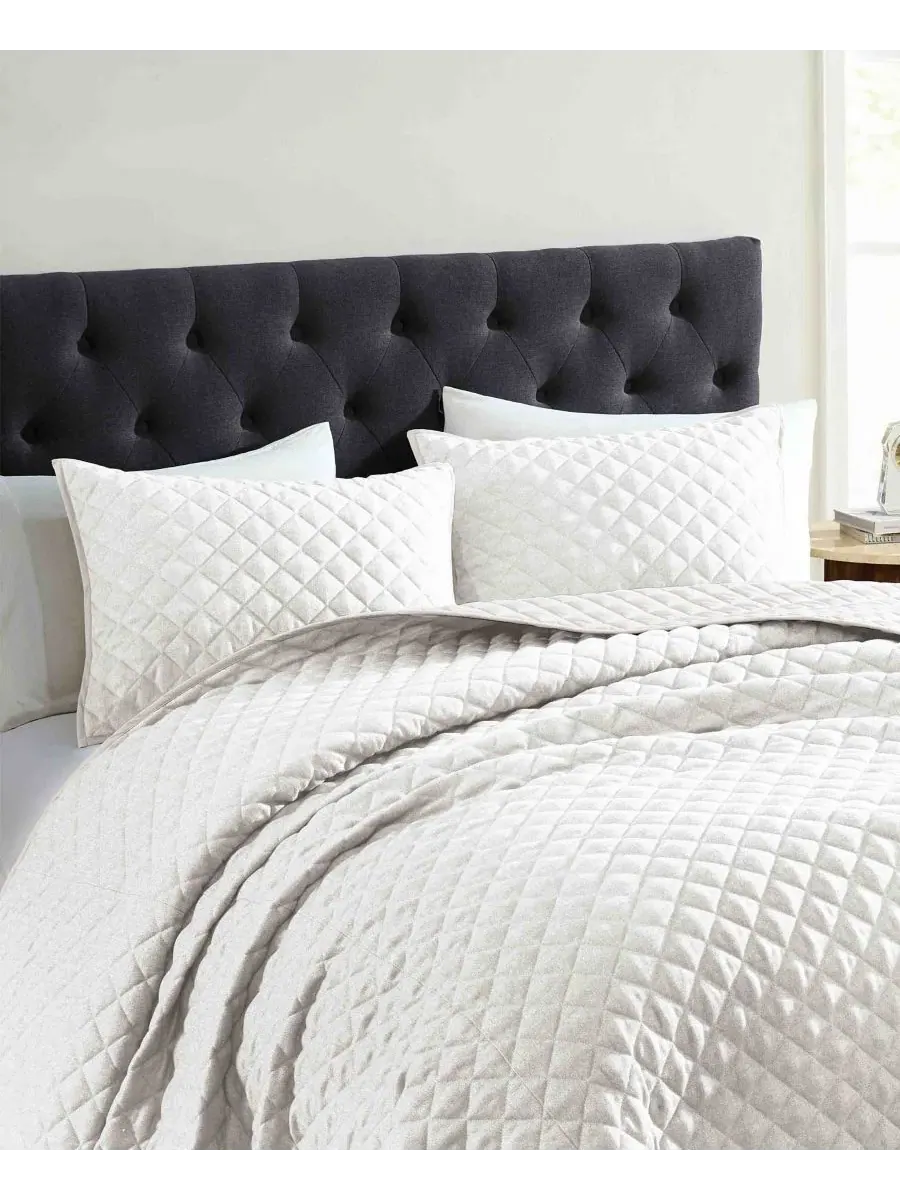 Покрывало-стеганое с ромбовидным узором Harlan Herringbone Riverbrook Home