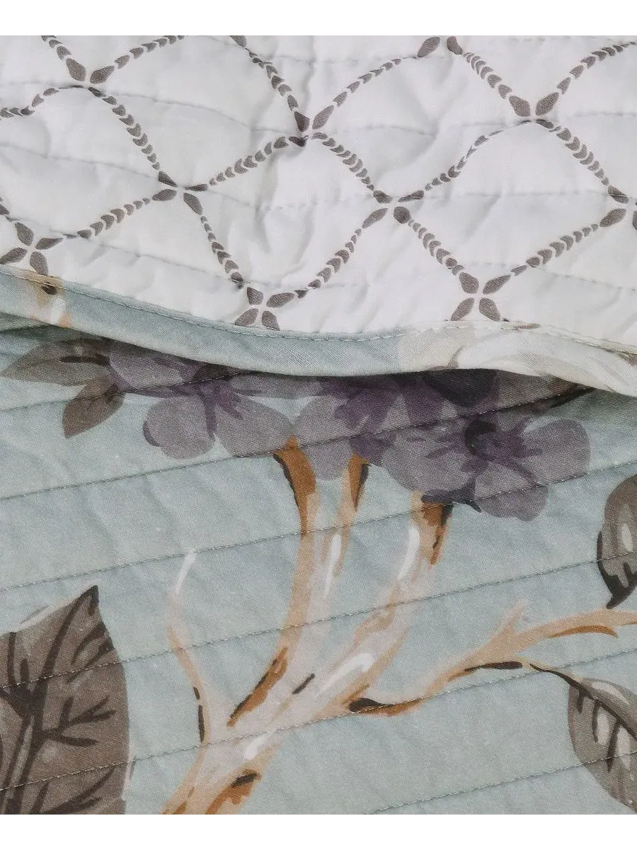 Двусторонний комплект стеганого покрывала Belvedere Reversible 2-Piece Quilt Set, Twin/Twin XL — изображение 4 из 5, синий