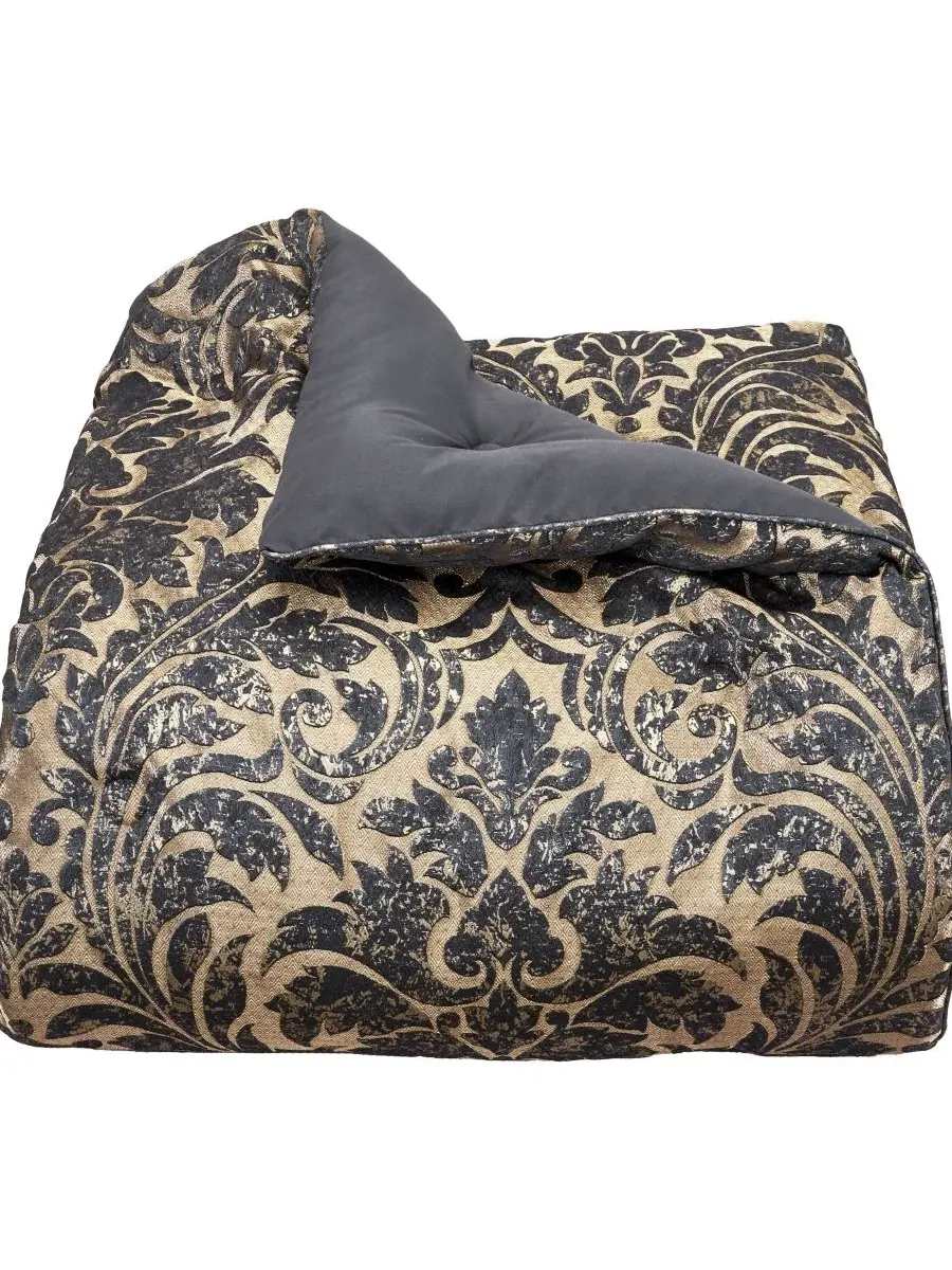 Комплект стеганого одеяла с пододеяльником Glimmerstone Floral J Queen New York — изображение 5 из 8, синий