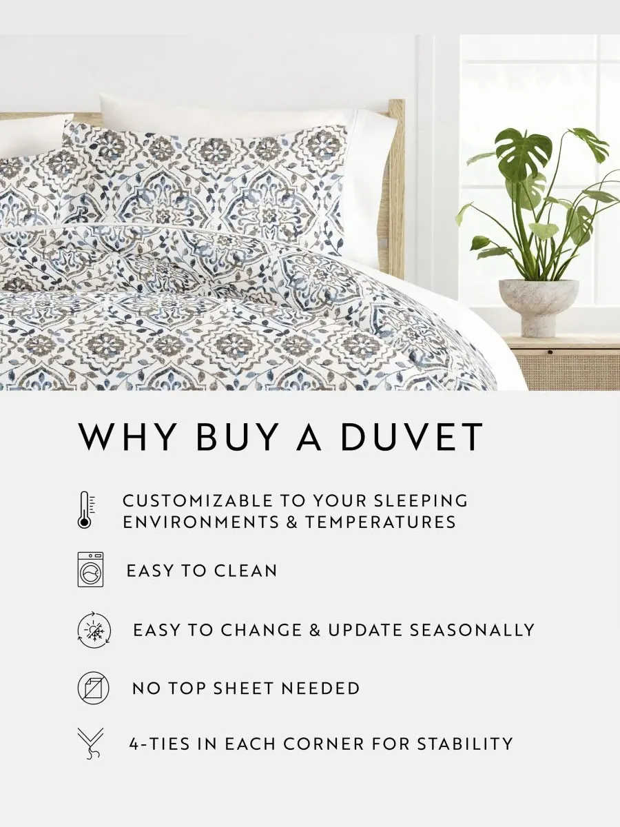 Комплект постельного белья Rustic Retreat All Season из 3 предметов, размер Full/Queen Ienjoy Home — изображение 3 из 9, тауп