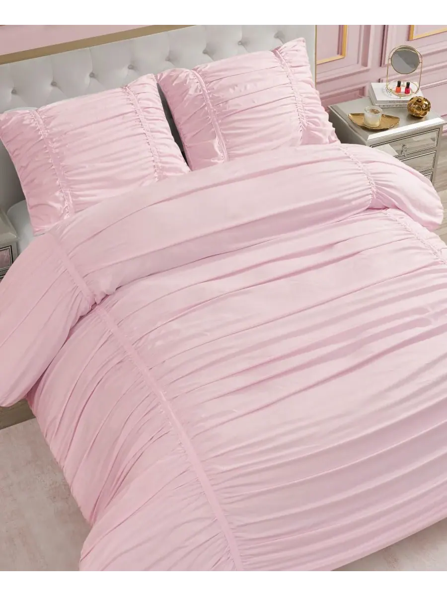 Комплект постельного белья из 3 предметов с присборенной лентой, размер Full/Queen Juicy Couture — изображение 2 из 7