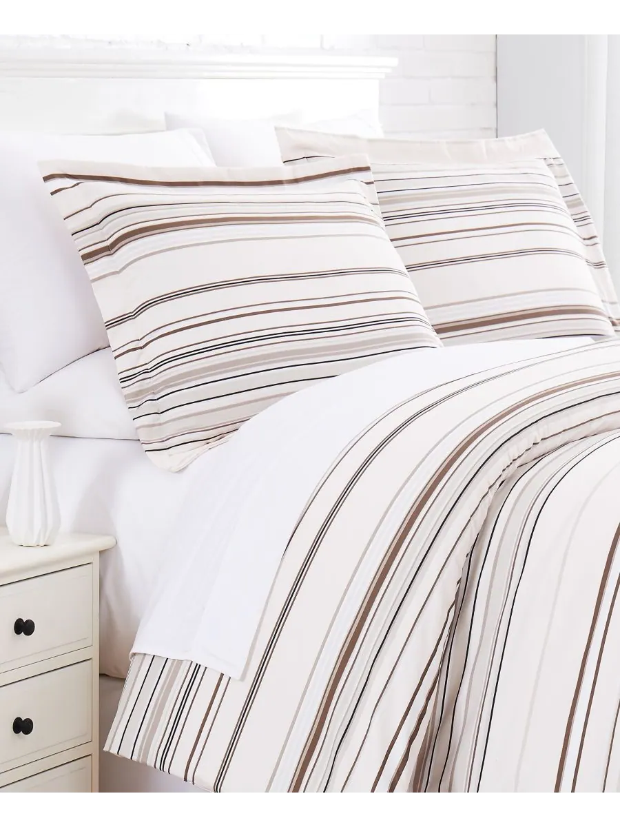Комплект постельного белья в полоску, 3 предмета, размер Twin Southshore Fine Linens