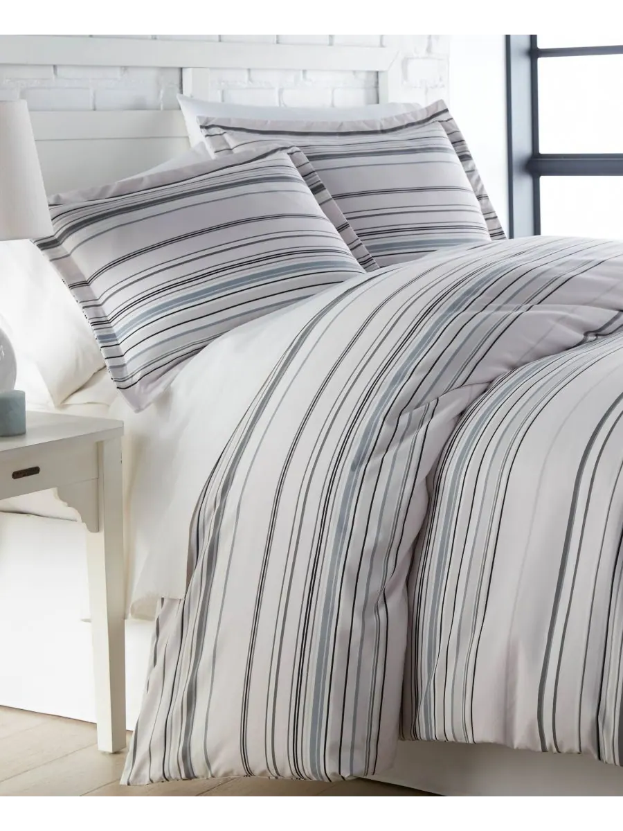 Комплект постельного белья в полоску, 3 предмета, размер Twin Southshore Fine Linens