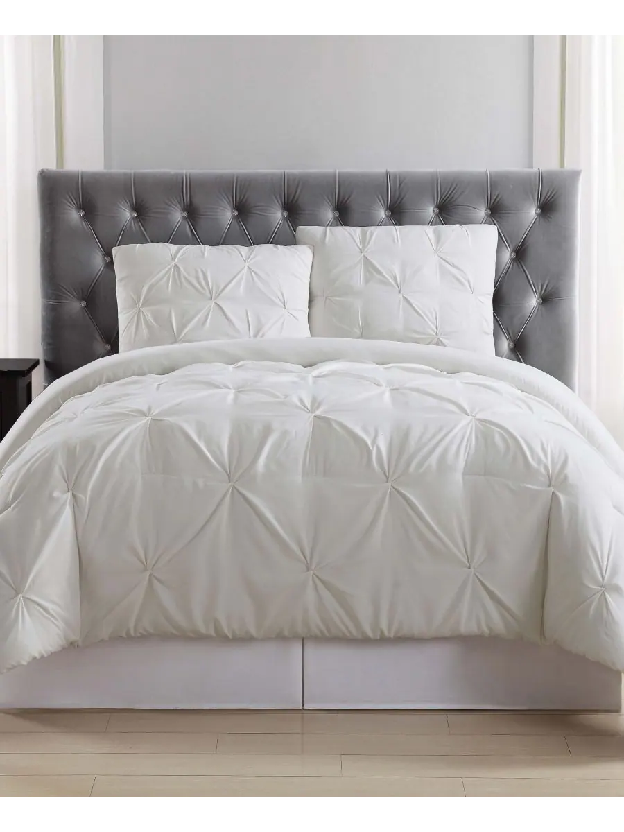Комплект постельного белья с плиссировкой, размер twin/twin xl Truly Soft — изображение 6 из 6, белый