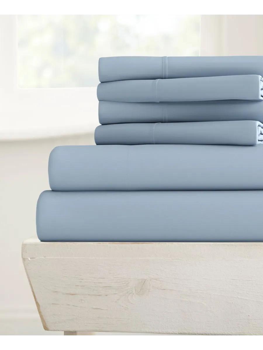 Комплект постельного белья Solids in Style из 6 предметов, размер Full Ienjoy Home