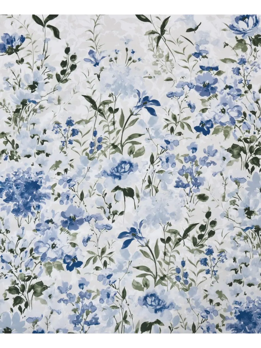 Комплект постельного белья Kourtney Floral из 4 предметов, размер Full Royal Court — изображение 6 из 6, синий