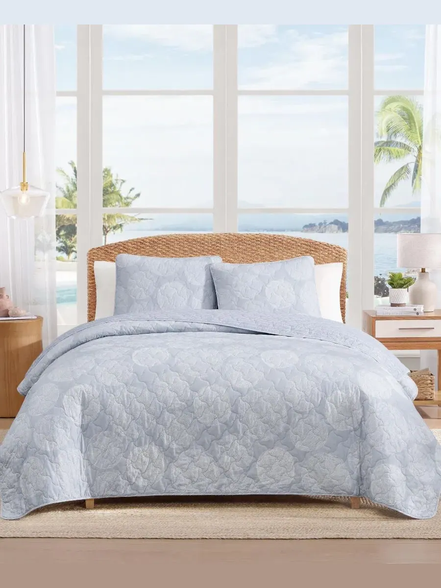 Покрывало-квилт Ocean Island Cotton Reversible 3-Pc. Quilt Set Tommy Bahama Home