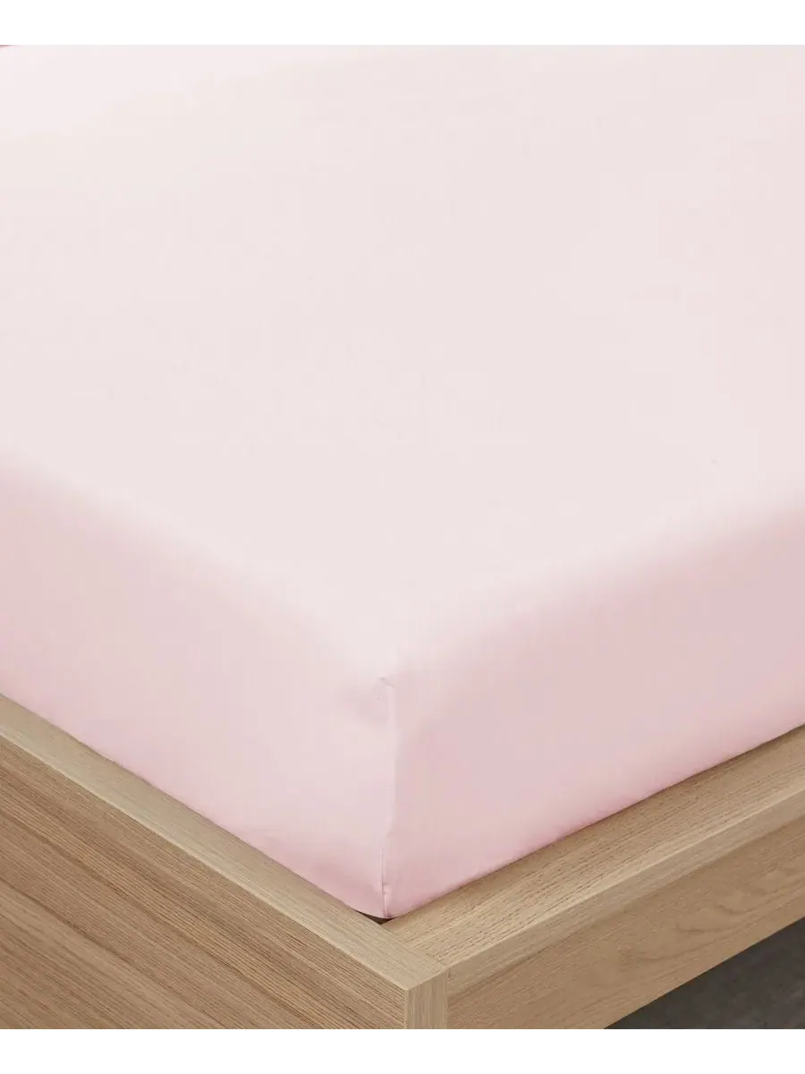 Просторная простыня на резинке из микрофибры, Queen Sweet Home Collection — изображение 4 из 4, бледный розовый