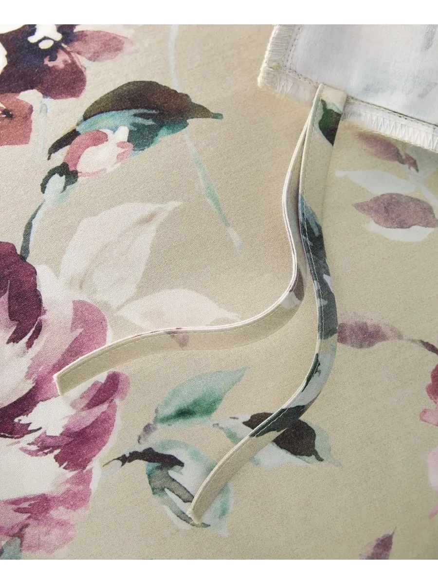 Комплект постельного белья Ophelia Floral 2-Piece Duvet Cover Set, Twin/Twin XL Charter Club — изображение 7 из 9, бежевый