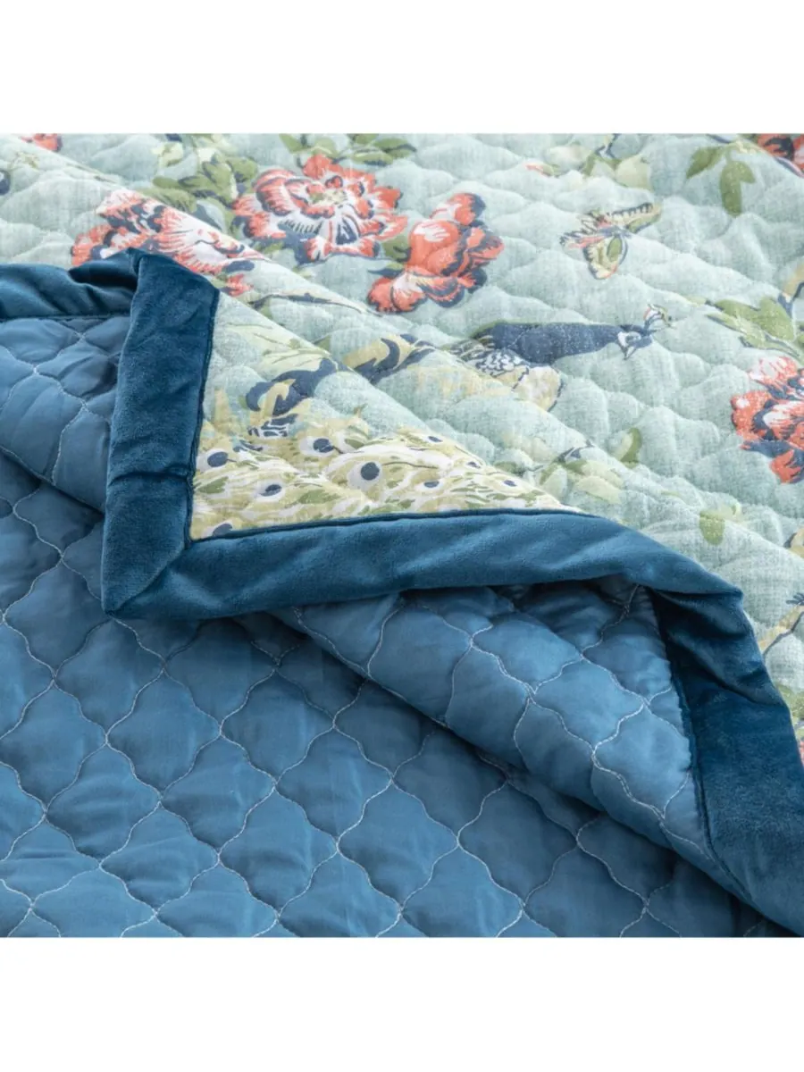 Комплект постельного белья Pavona из 3 предметов, размер King/California King Greenland Home — изображение 4 из 6, зеленый