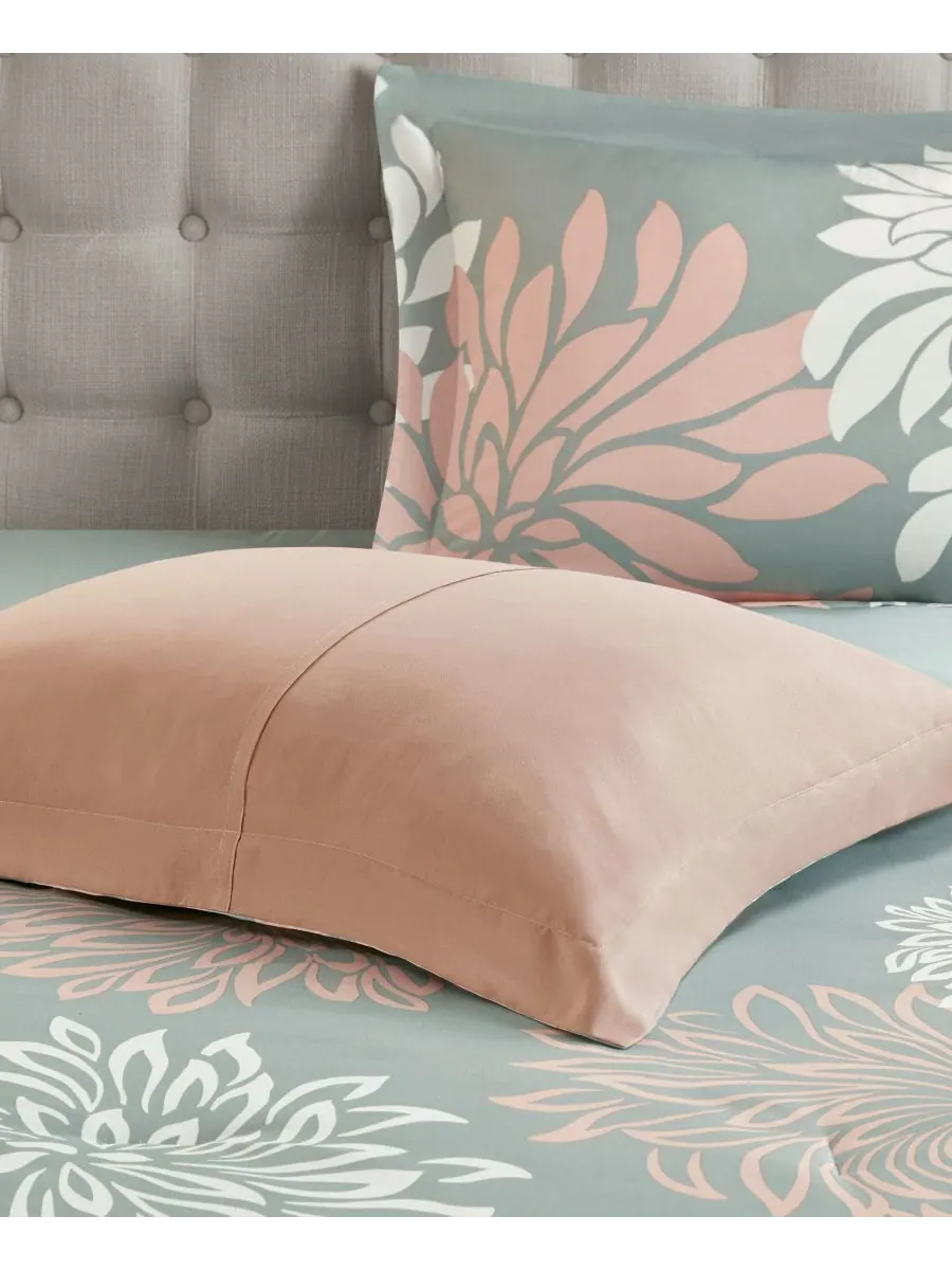 Двусторонний комплект постельного белья Maible, 9 предметов, размер Queen Madison Park Essentials — изображение 5 из 10