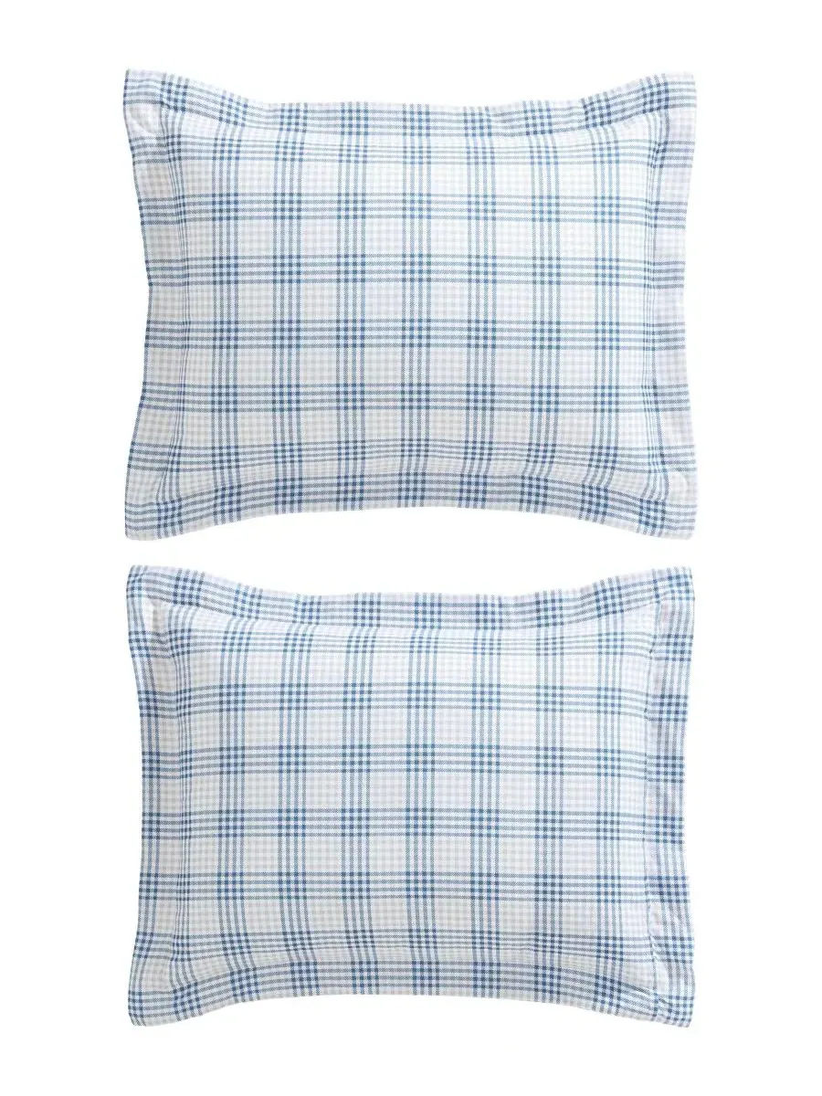 Комплект постельного белья Beach Pine Plaid, 5 предметов, размер Twin/Twin XL Eddie Bauer — изображение 7 из 7, серый синий