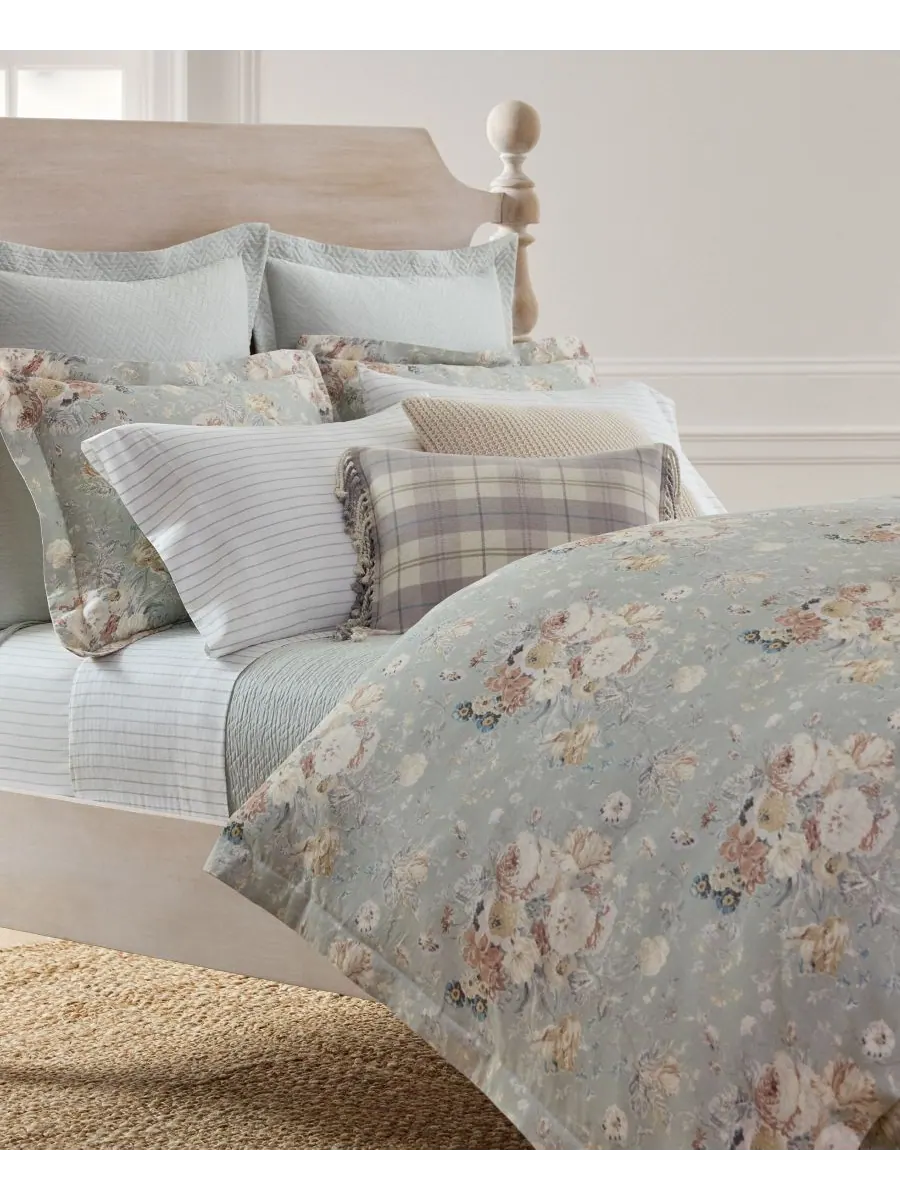 Комплект постельного белья Gwynne Floral из 3 предметов, размер King Lauren Ralph Lauren, шалфейный — изображение 8 из 9