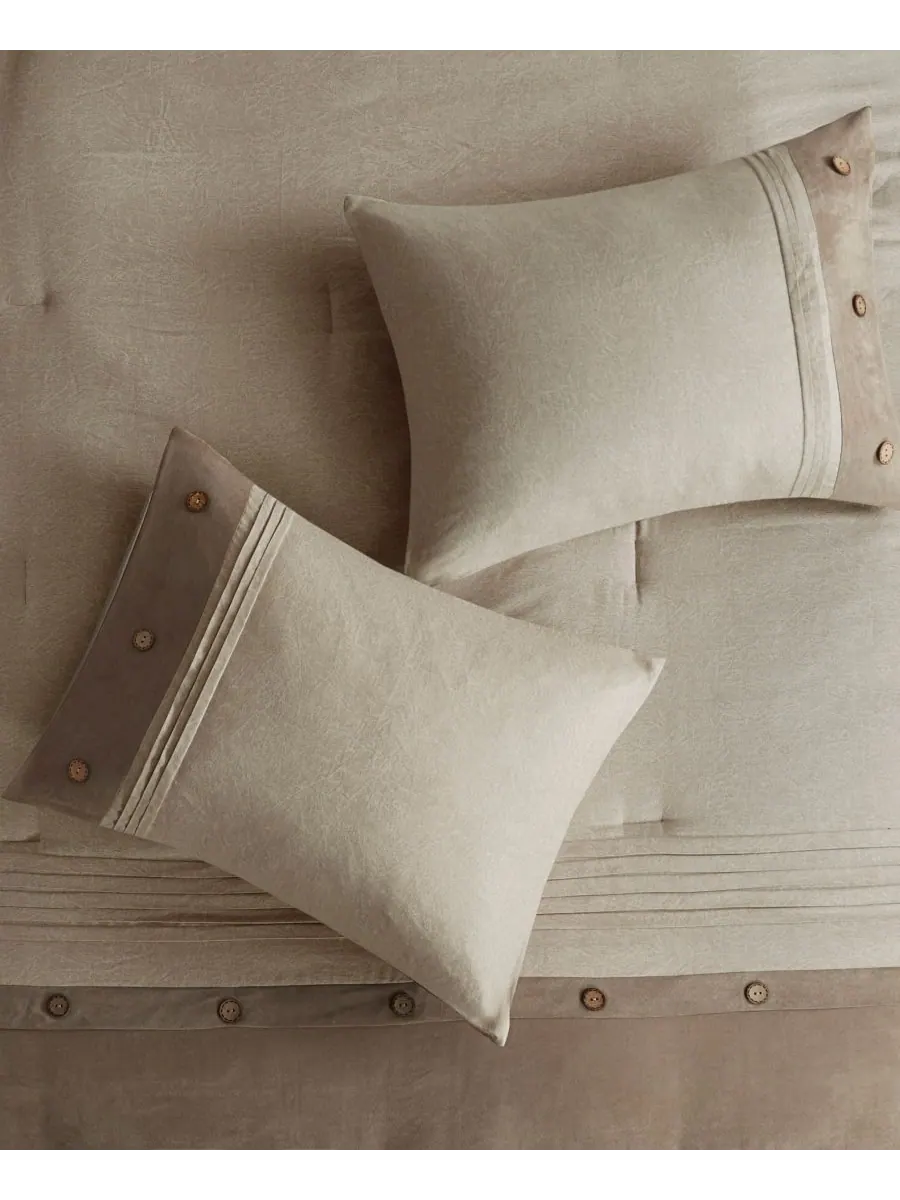 Комплект постельного белья Boone Microsuede из 7 предметов, размер California King Madison Park — изображение 4 из 10
