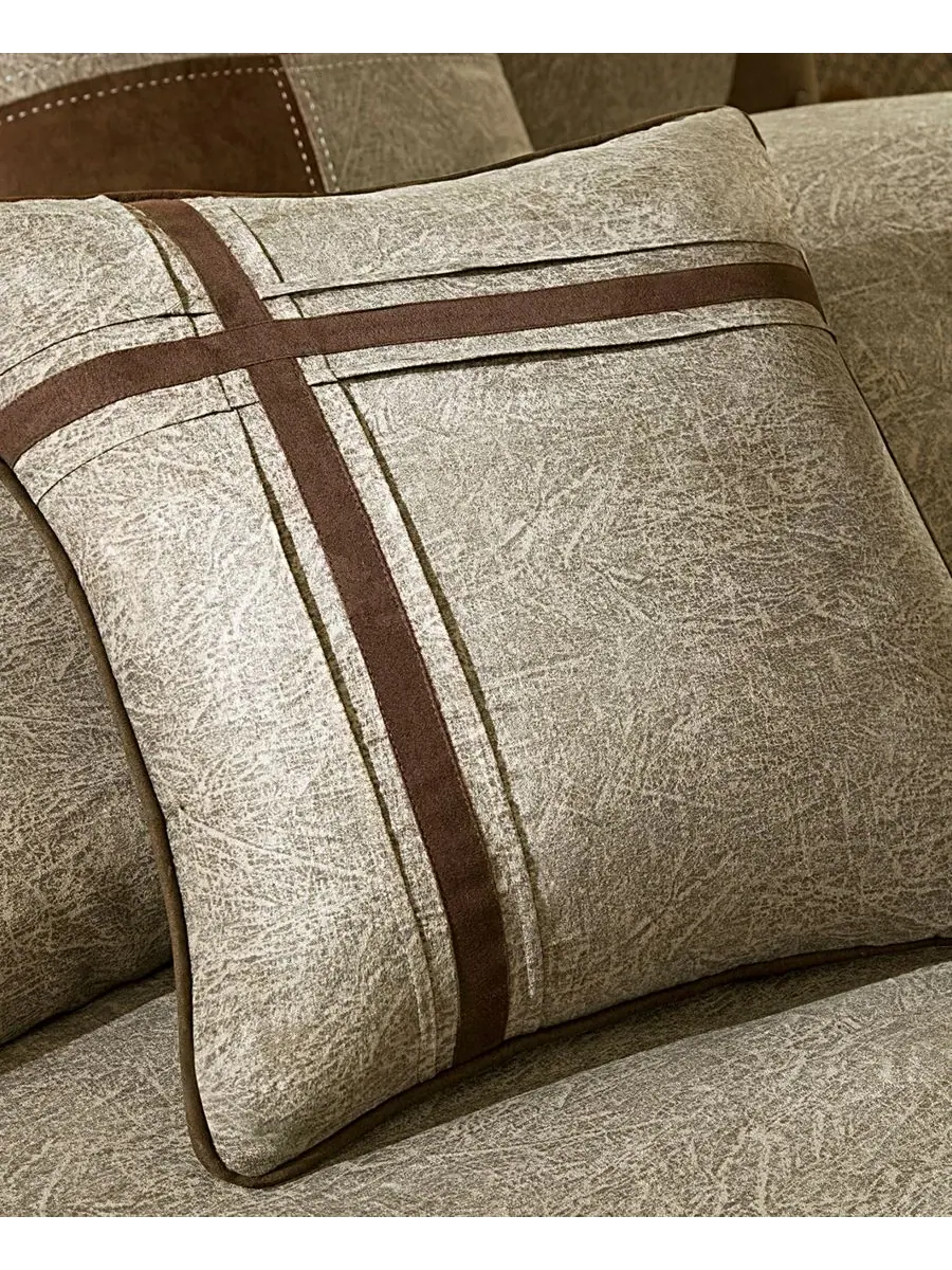 Комплект постельного белья Boone Microsuede из 7 предметов, размер California King Madison Park — изображение 5 из 8