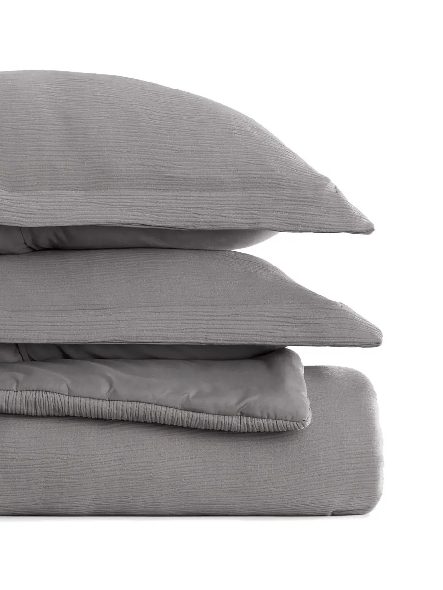 Комплект постельного белья Cloud Weave Gauze из 3 предметов, размер King/California King ienjoy Home — изображение 3 из 6