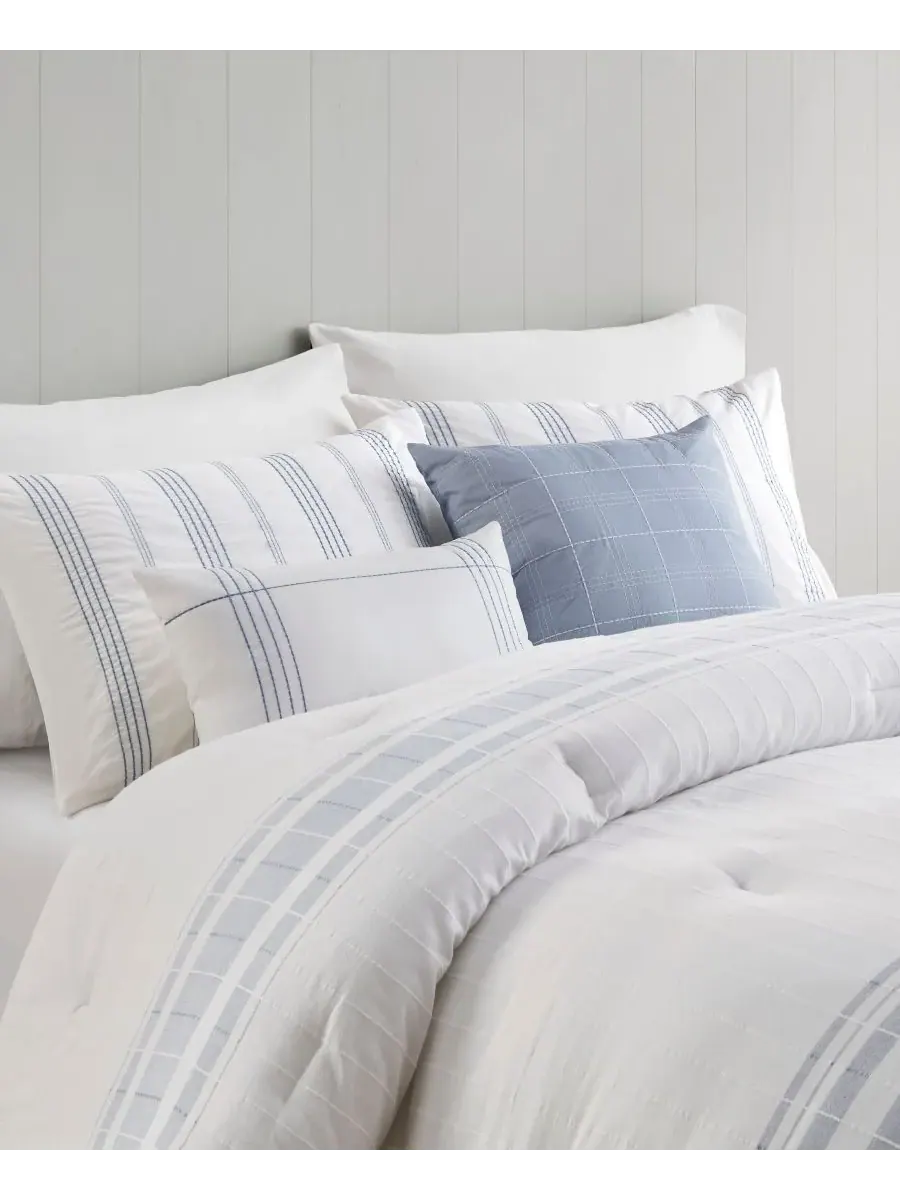 Комплект постельного белья Morgan Jacquard из 6 предметов, размер California King Harbor House — изображение 9 из 10