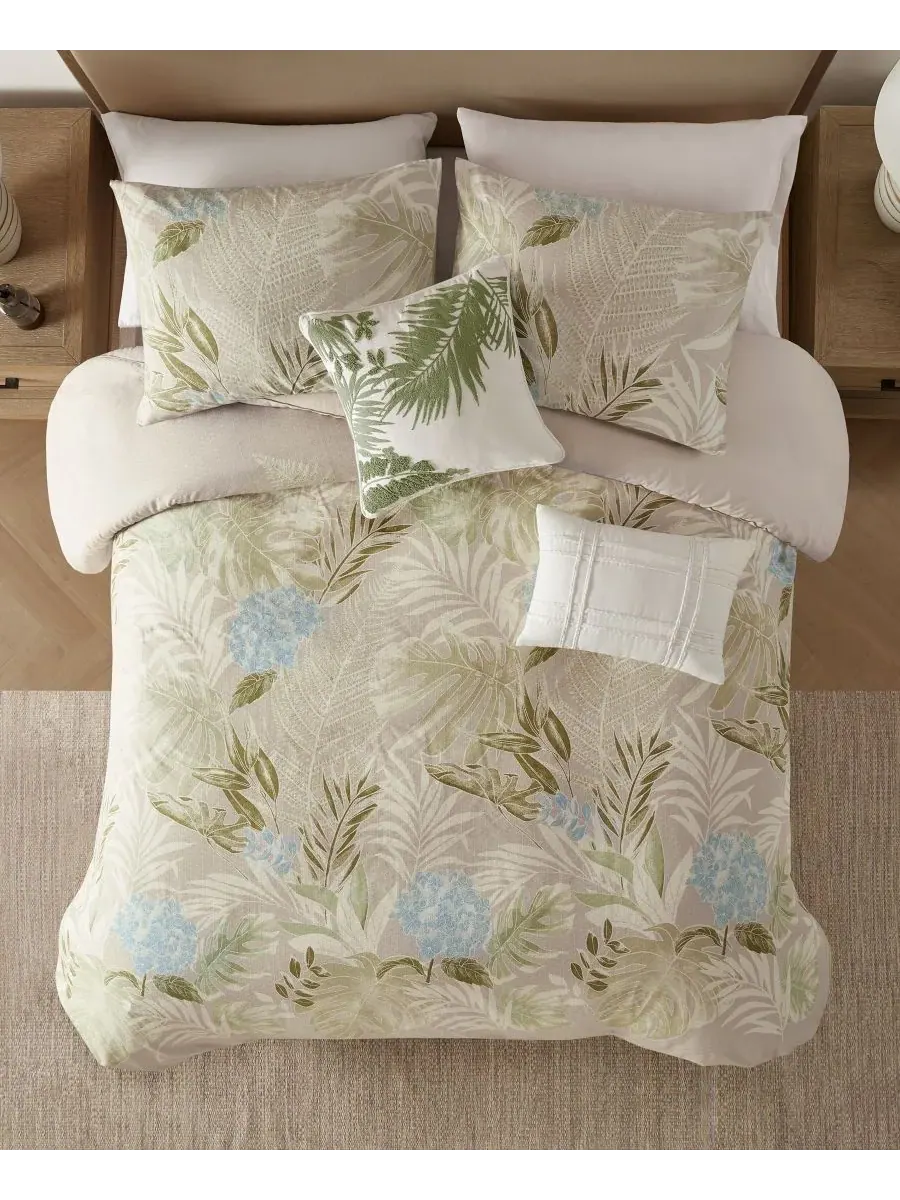 Комплект постельного белья Kiawah Island Cotton из 5 предметов, размер King/California King Harbor — изображение 4 из 10