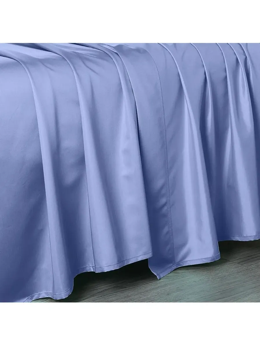 Простыня на резинке, 305x284 см, хлопковый сатин, 608 нитей Egyptian Linens