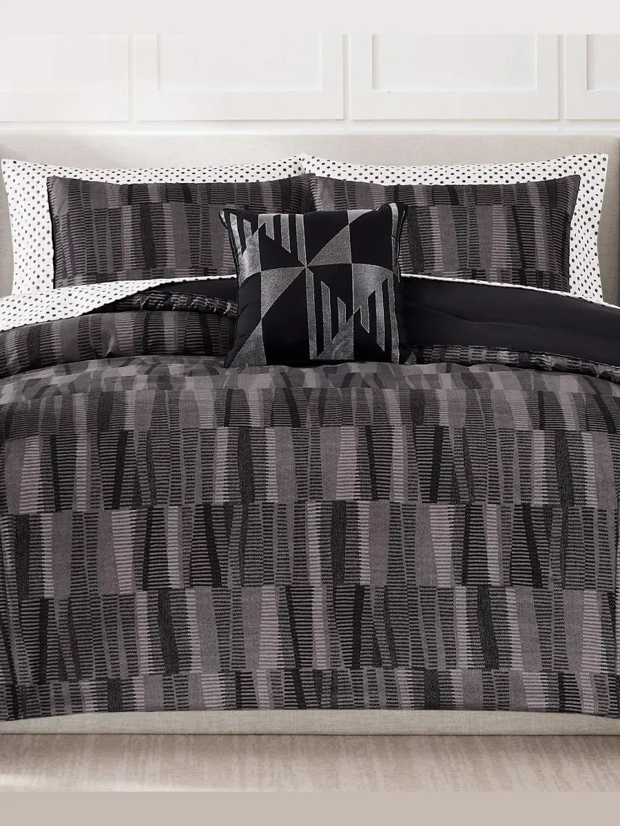 Комплект постельного белья Woven Geo 8 предметов, King Nine West
