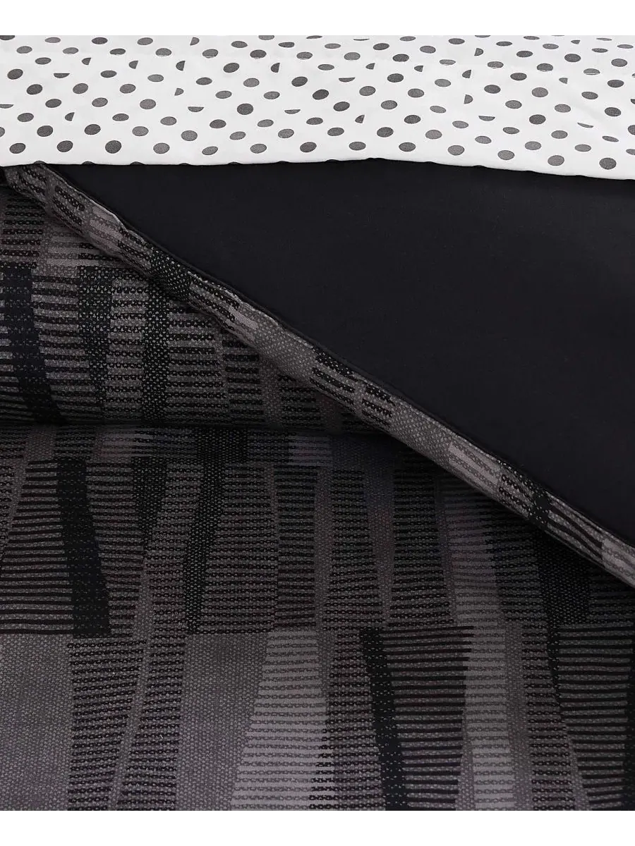 Комплект постельного белья Woven Geo 8 предметов, King Nine West — изображение 5 из 11, серый