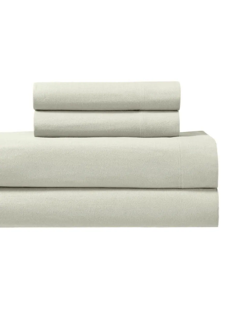 Комплект из 4 простыней из плотной фланели, размер Queen Egyptian Linens