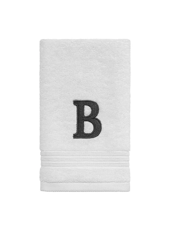 Банное полотенце Avanti Block Monogram Initial с вышитой монограммой