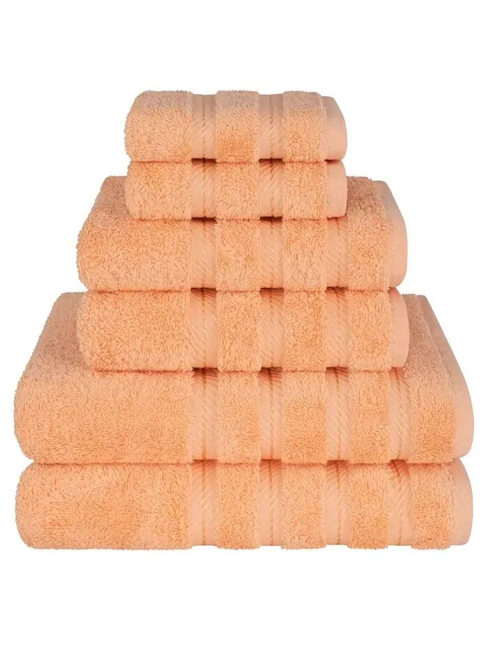Роскошный комплект полотенец American Soft Linen из 100% хлопка, 6 шт