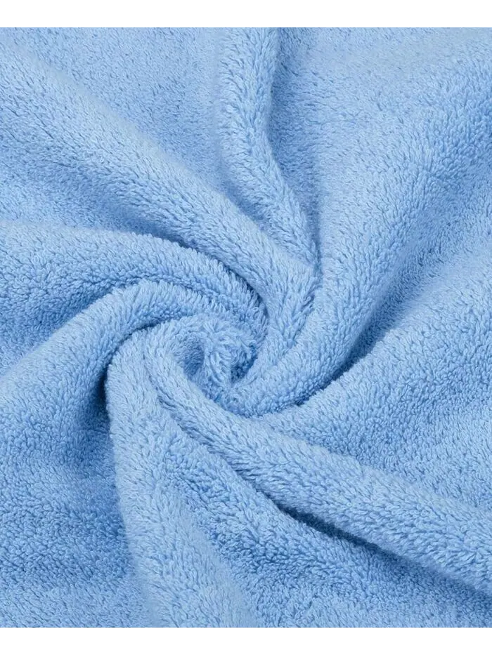 Роскошный комплект полотенец American Soft Linen из 100% хлопка, 6 шт — изображение 7 из 8, синий