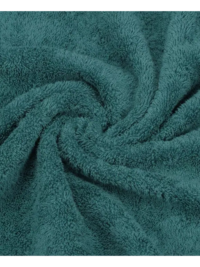 Роскошный комплект полотенец American Soft Linen из 100% хлопка, 6 шт — изображение 7 из 8, синий