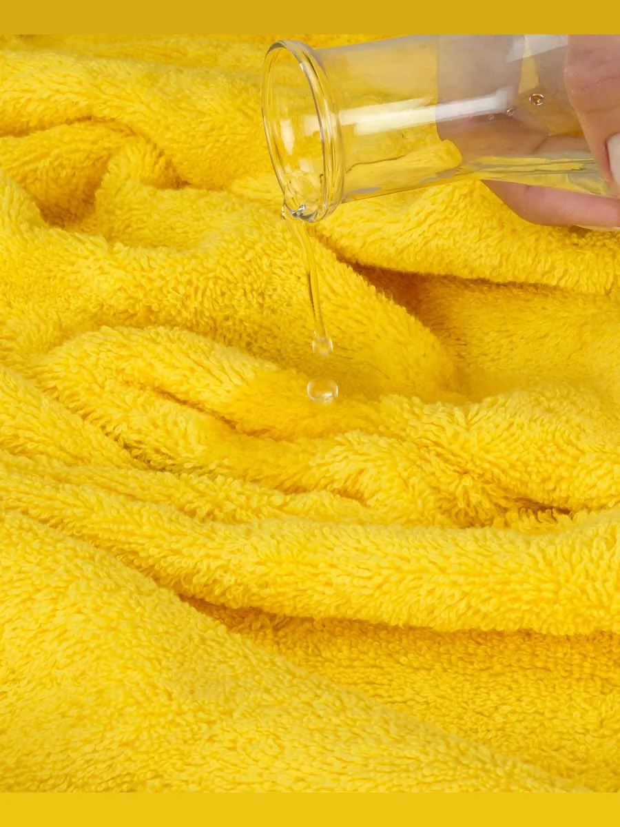 Роскошный набор полотенец Edison из 6 предметов, 100% хлопок American Soft Linen — изображение 6 из 8, оранжевый