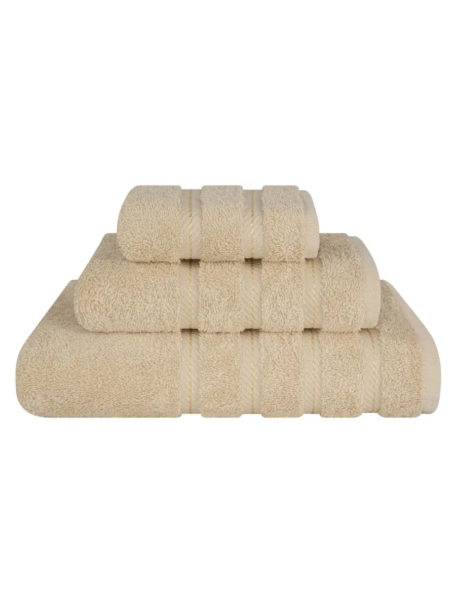 Набор из 3 банных полотенец Edison Premium из 100% турецкого хлопка American Soft Linen