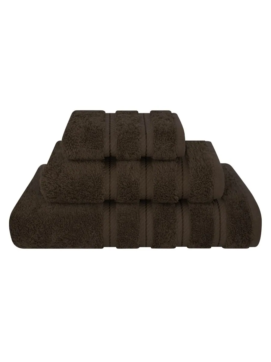 Набор из 3 банных полотенец Edison Premium из 100% турецкого хлопка American Soft Linen