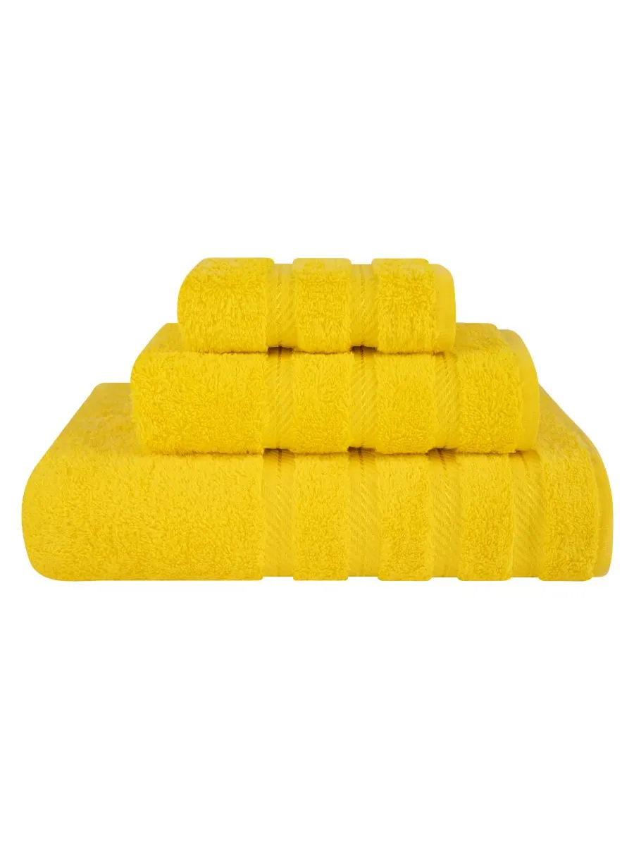 Набор из 3 банных полотенец Edison Premium из 100% турецкого хлопка American Soft Linen
